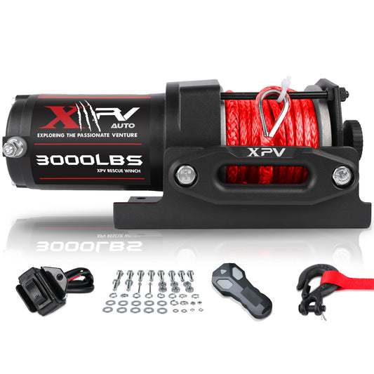 XPV AUTO 3000lbs Synthetic Winch